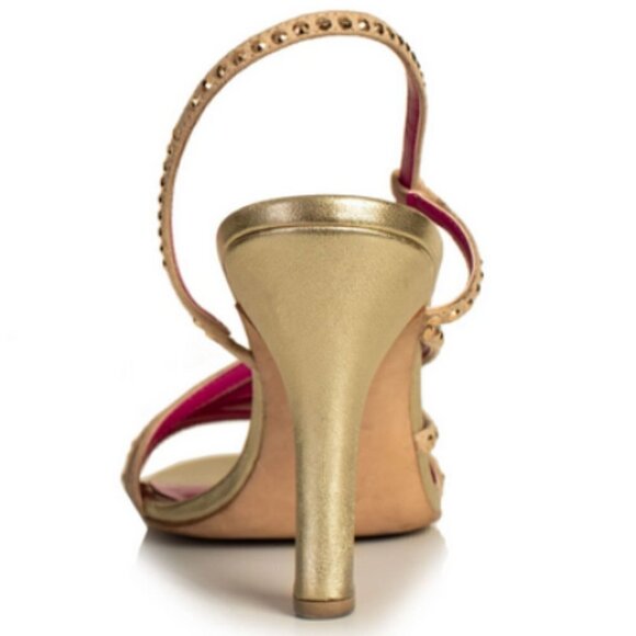 💕TRINA TURK💕 Jazzy Nights Heel ~ Rhinestones Size 10 New In Box - Picture 5 of 5